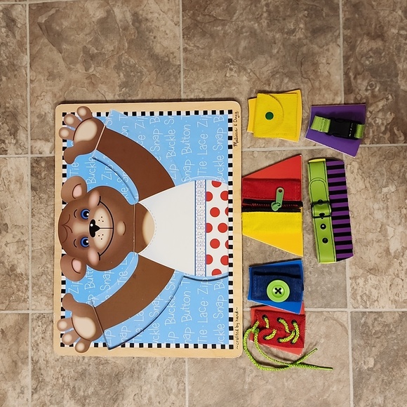 Melissa & Doug Basic Skills Puzzle Board - Picture 2 of 3